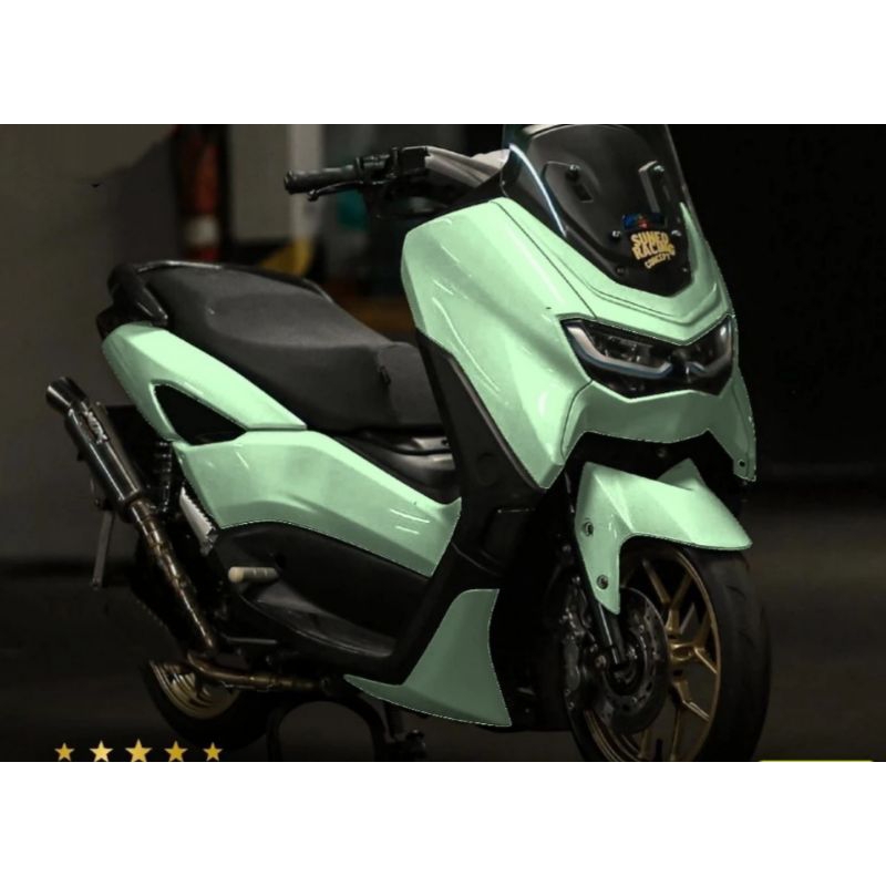 Stiker Decal Nmax New Polos Hijau Pastel Full Body