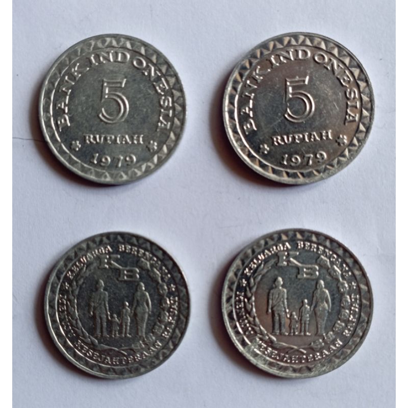 Uang Koin 5 Rupiah th 1979