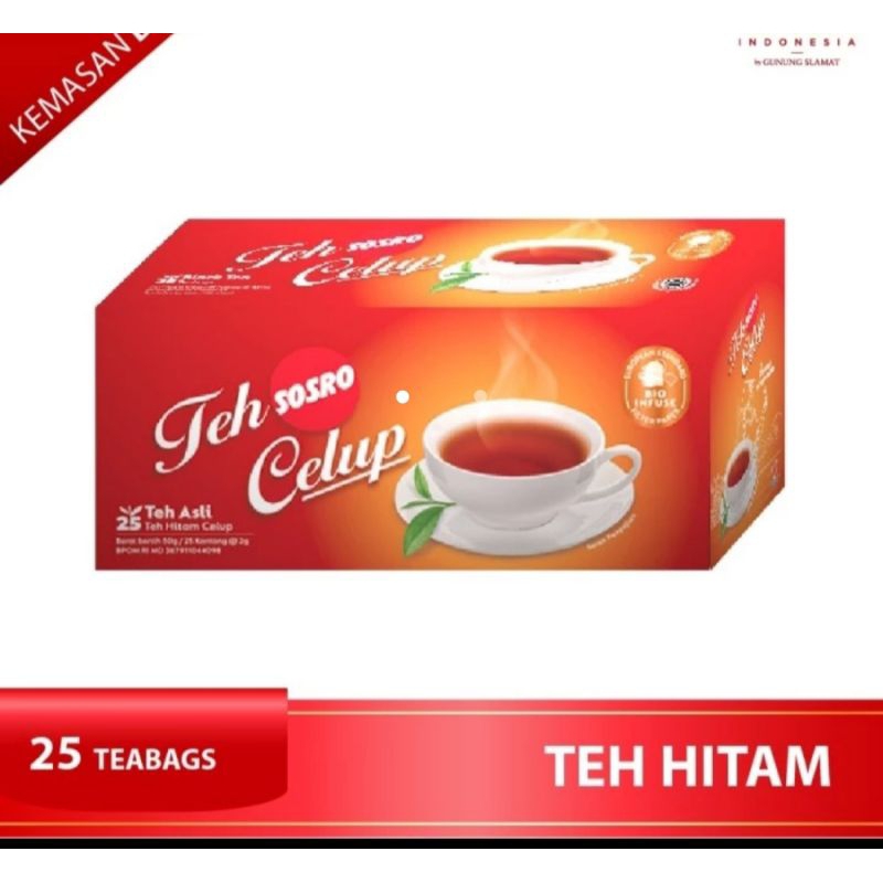 

1 pak teh celup sosro 25s ( banyak grosir )