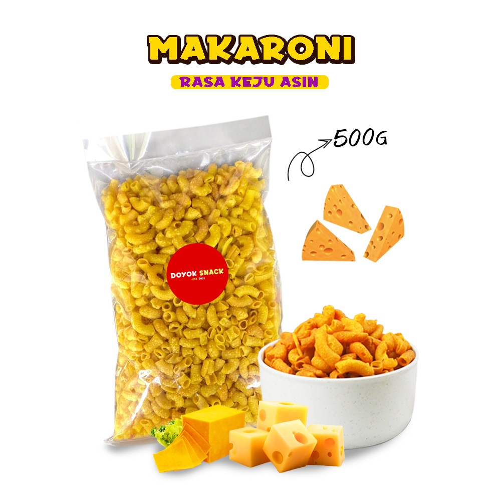 

500 gram MAKARONI KEJU ASIN MAKRONI GORENG CAK DOYOK BANTAT PIPA KRIUK CRISPY KREMES PREMIUM MURAH LEZAT NIKMAT SNACK MAKANAN RINGAN JAJAN JAJANAN KEKINIAN MURAH TERLARIS CAMILAN CEMILAN SERBA PEDAS PEDES HOT JAGUNG BALADO BARBEQUE BBQ KEJU DAUN JERUK