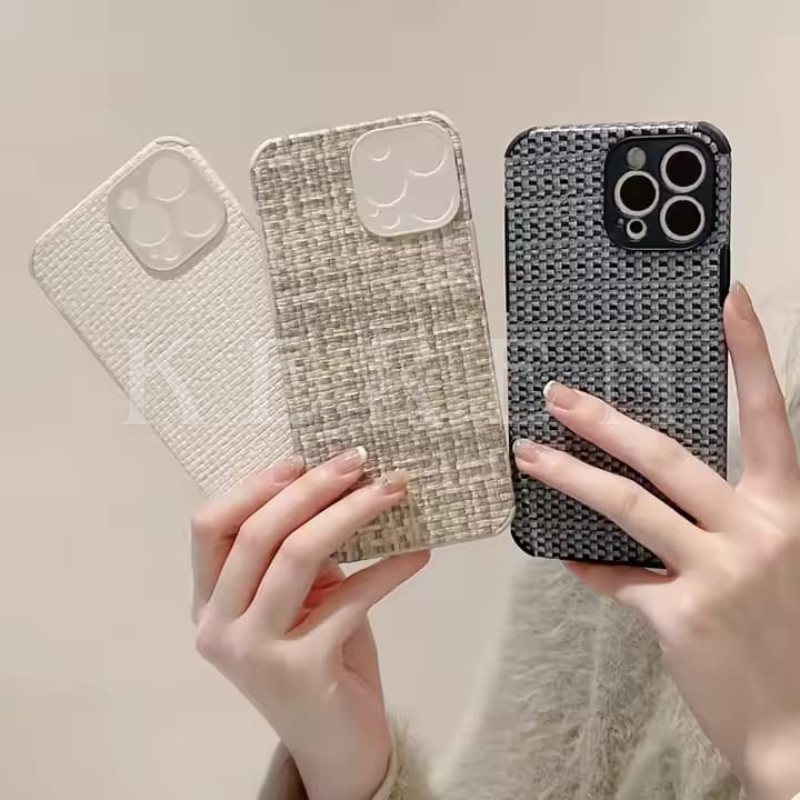 Casing Ponsel Pantai Casing Lunak Seni Kain Casing Ponsel Gadis Mewah IPhone 7Plus 8Plus X XSMAX 11 
