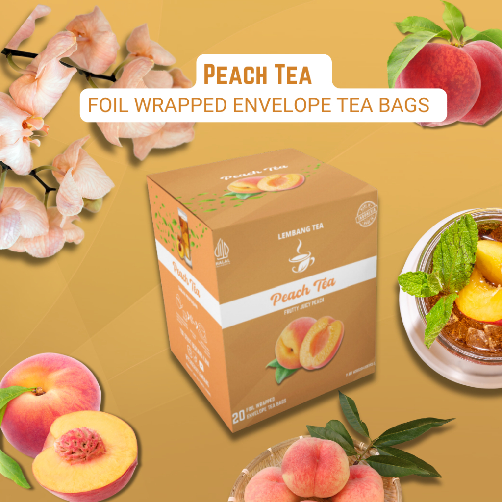 

LEMBANG TEA - Peach Tea (Teh Persik) Kemasan Dalam Amplop