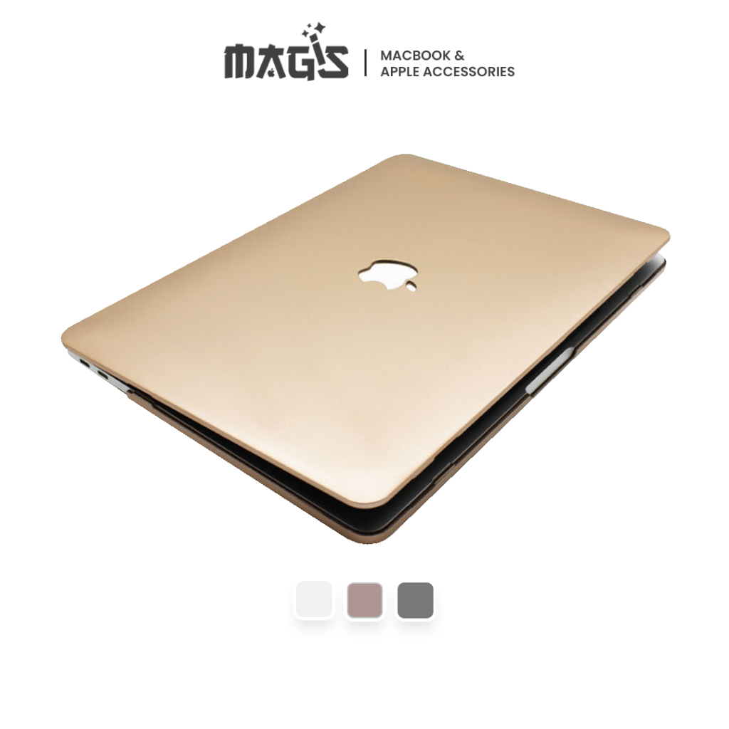 Macbook Case Metalic Casing Macbook Metalik Skin Laptop Pelindung Macbook M1 M2 New Air Pro 13-16 M3