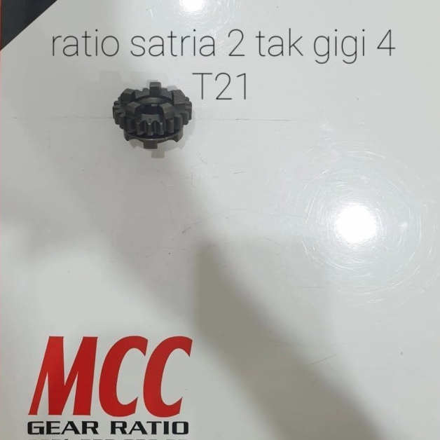 ratio satria 2 tak gigi 4 bancian