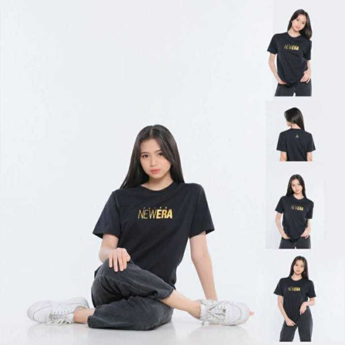 Kaos JKT48 New Era Logo Kuning Kaos Distro Premium Unisex