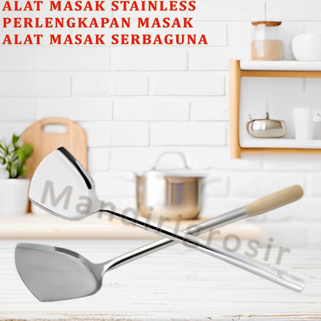 Perlengkapan Masak * Alat Masak Stainless * Alat Masak Serbaguna * 1pcs