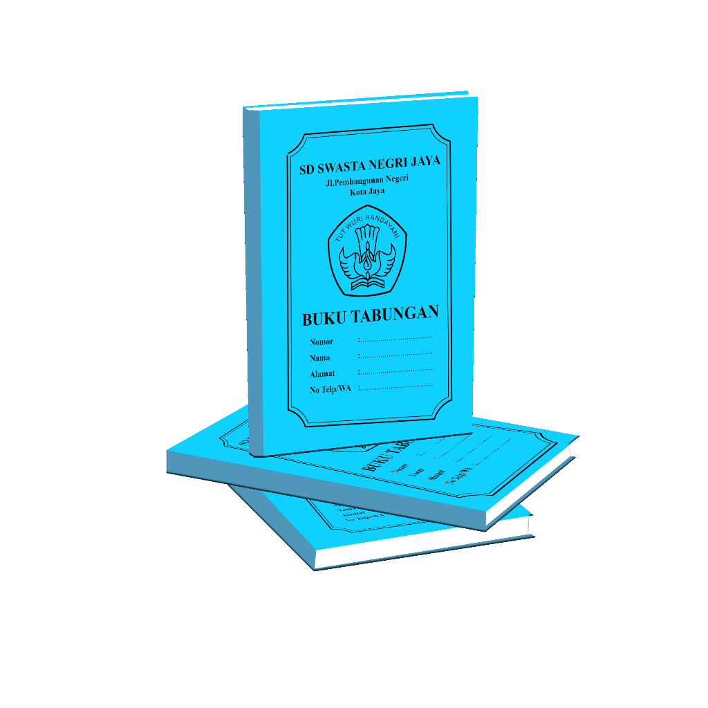 

Buku Tabungan Costum / Sekolah / Hari Raya / Arisan / Dll ( 1 Pack Isi 50 Buku )