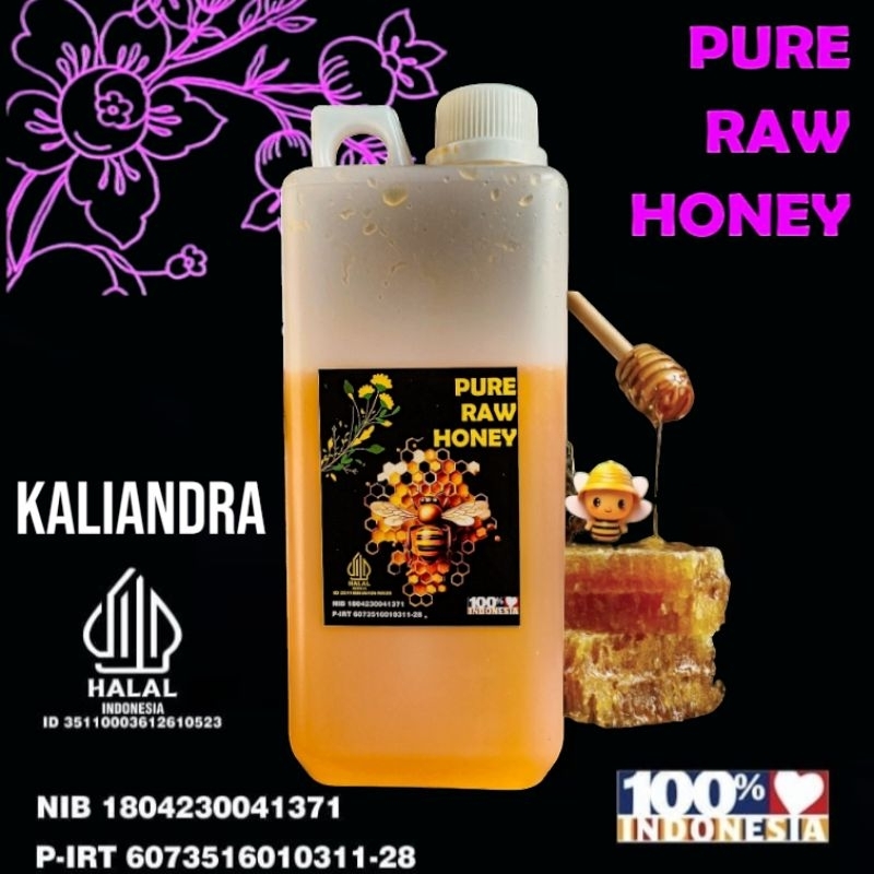 

1 KG | Madu Murni Hutan kaliandra 100% Original Raw Honey