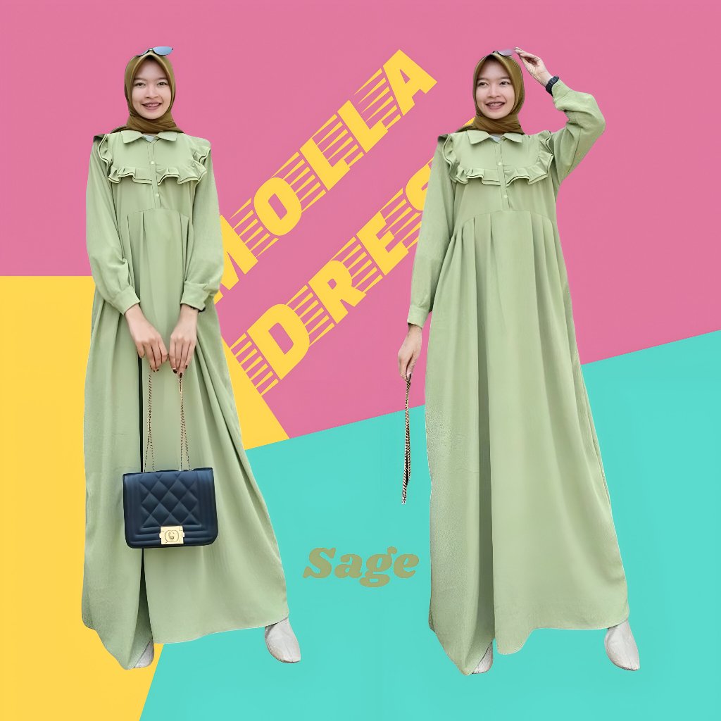 GRATISONGKIR  GAMIS MOLA MAXY GAMIS MUSLIMAH MODERN TERLARIS BUSANA WANITA DEWASA TERBARU