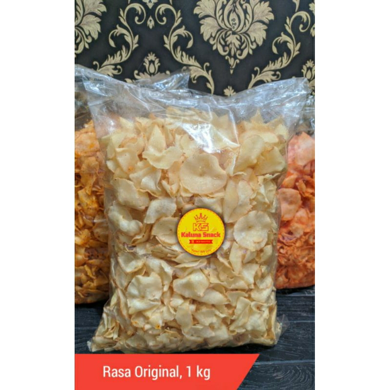 

Keripik Singkong Bawang RasaOriginal 1kg
