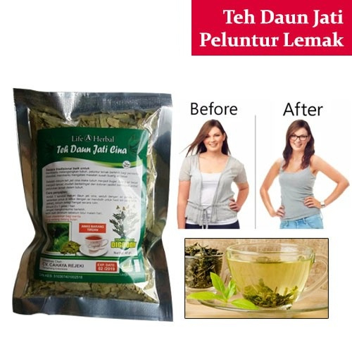

- LANGSING ALAMI !!! Teh Daun Jati Cina - Teh Peluntur Lemak / Teh hijau / Teh Herbal /Teh Pelangsing
