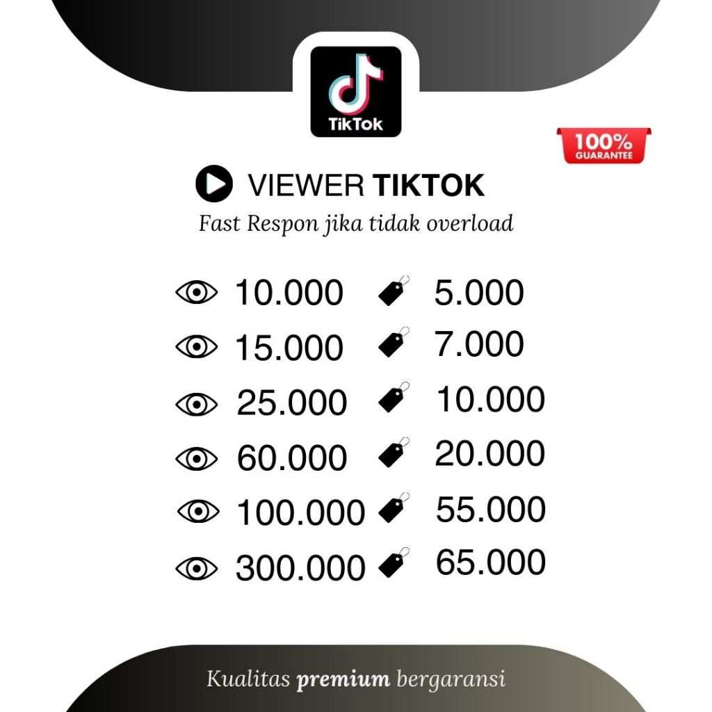 Tiktok Viewer/FYP Tiktok/Buzzer Viewer