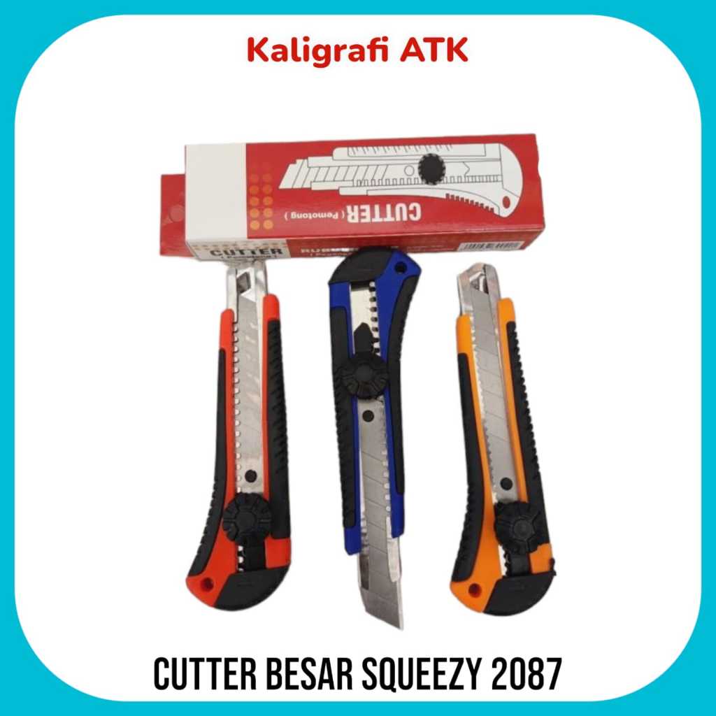 

Pisau Cutter Besar Squeezy 2087