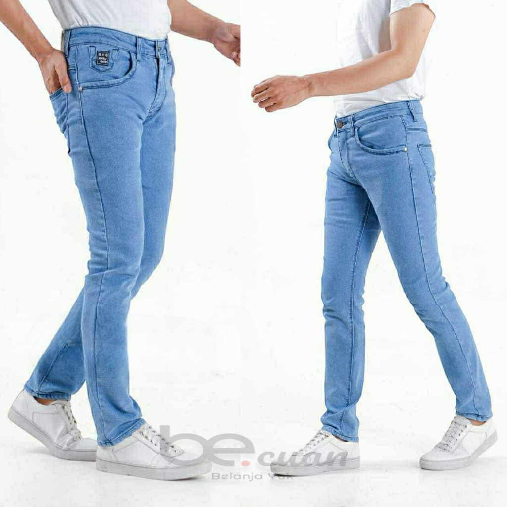 FIFTEEN - Celana Jeans Slim Fit Pria Fifteen denim - Bio Blits