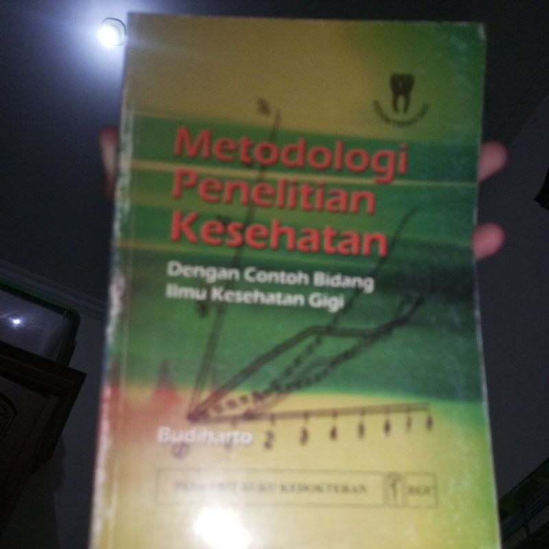 buku metodologi penelitian kesehatan dengan contoh bidang ilmu kesehatan gigi budiharto