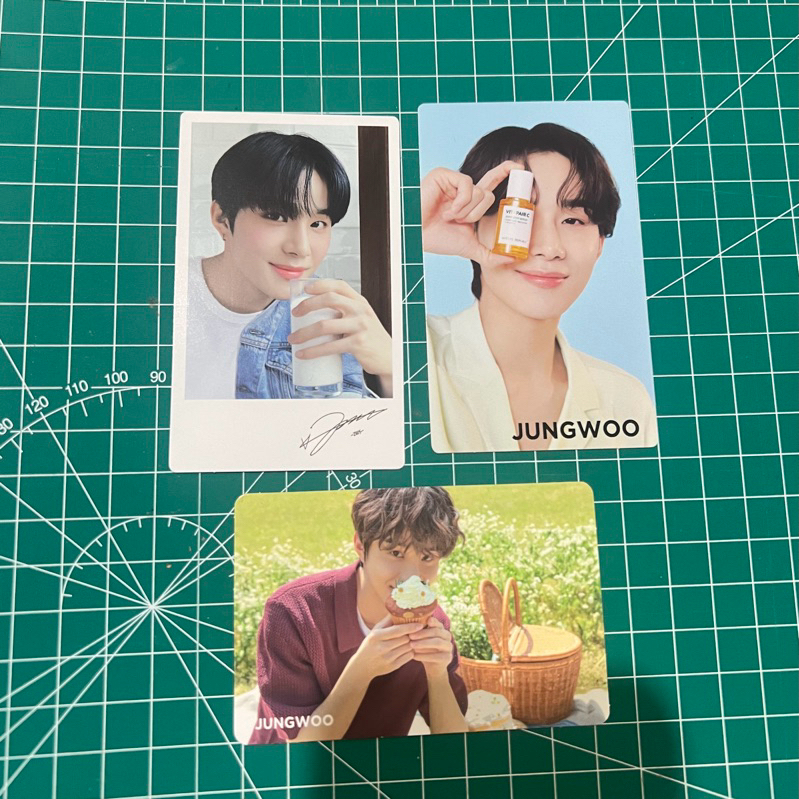 photocard jungwoo nct 127 nature republic wts pc official