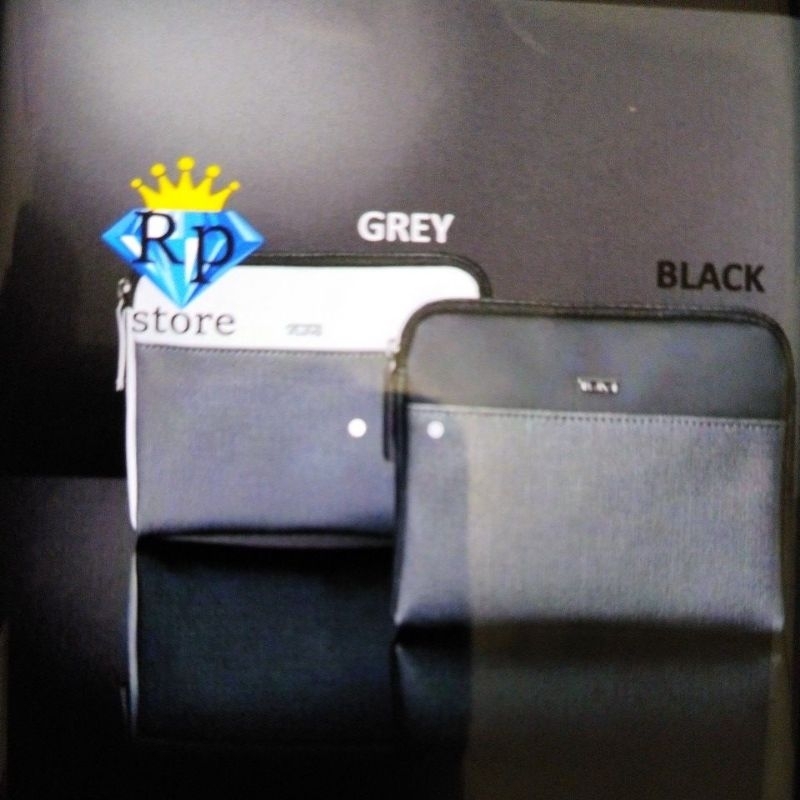 Tumi Delta Airlines Travel Bag Pouch Dompet Tangan