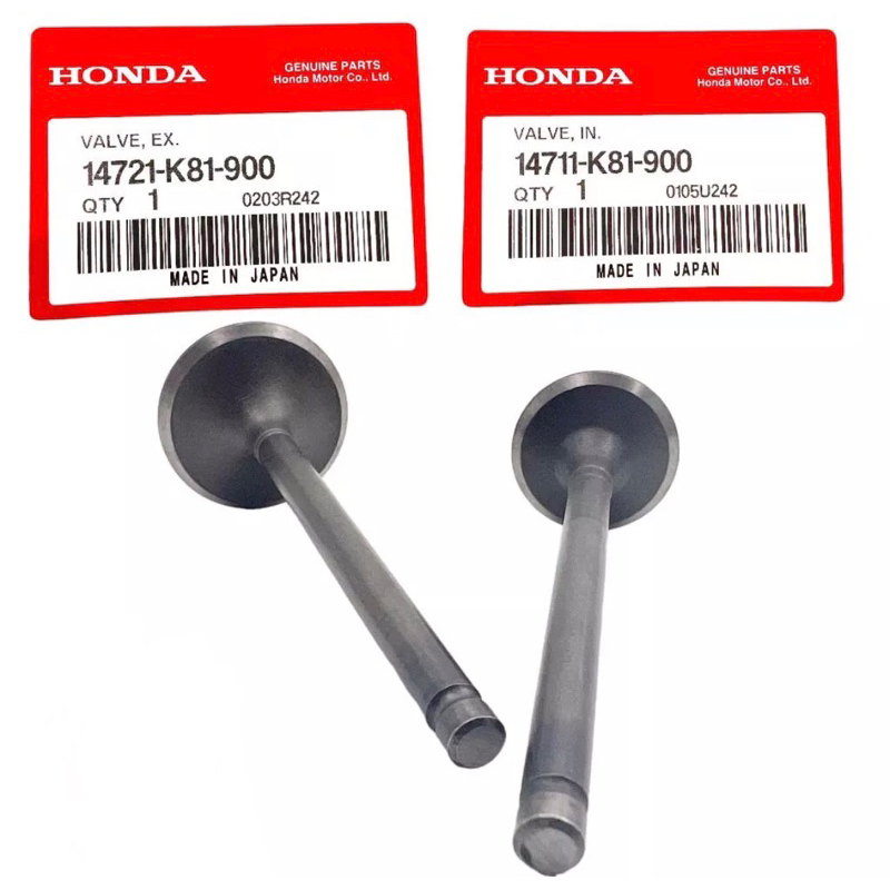 Klep set beat pop beat esp scoopy esp K81 ORIGINAL HONDA