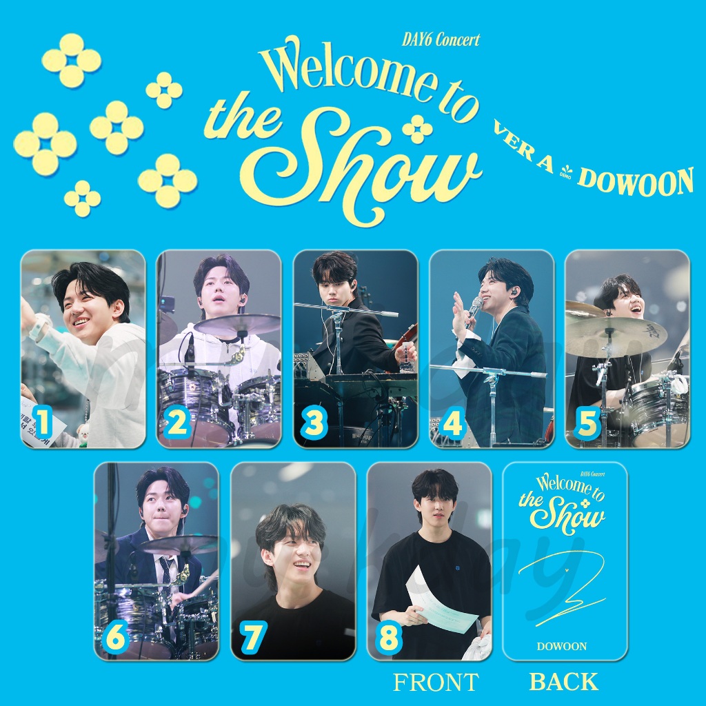 PC-1621, Unofficial Photocard DAY6 Welcome to the Show Concert 2 sisi