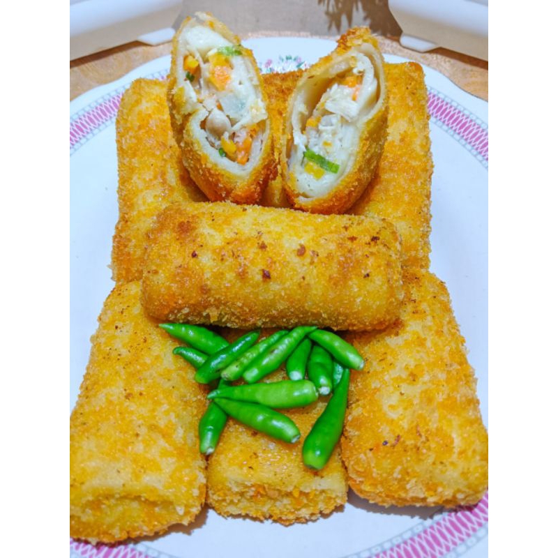 

Risoles Frozen Sayur Ayam Suwir Isi 10 pcs