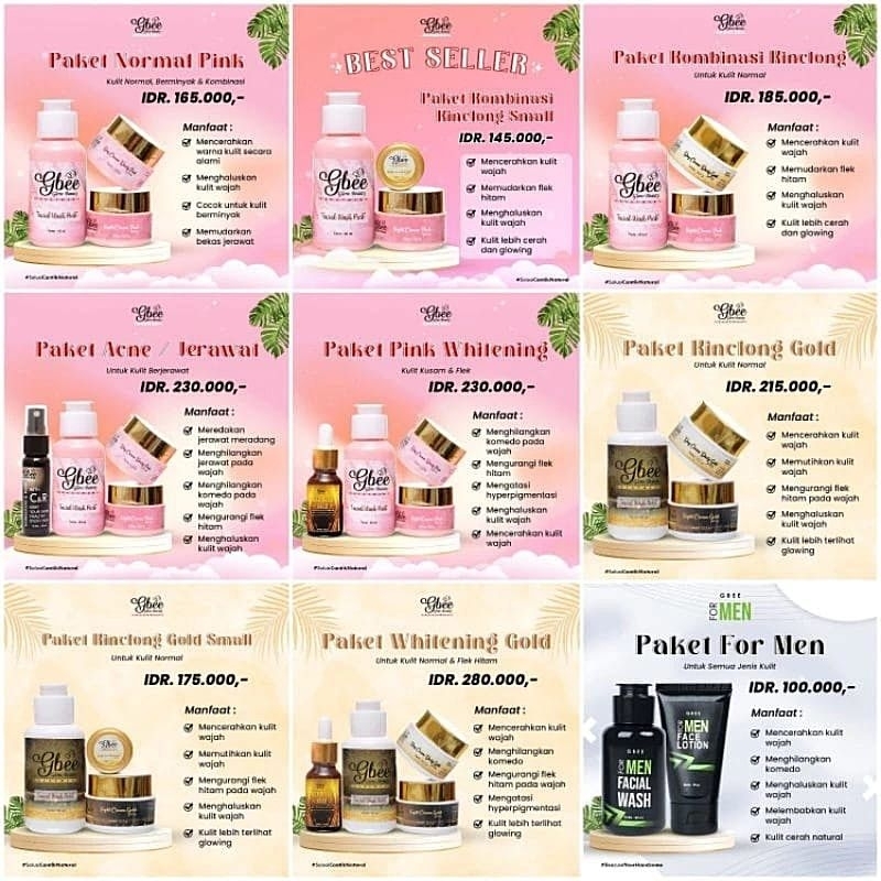 NA Skincare | Agen Gbee Glow Beauty | Eceran Gbee Glow Beauty | Paket Gbee Glow Beauty | Gbee Glow O