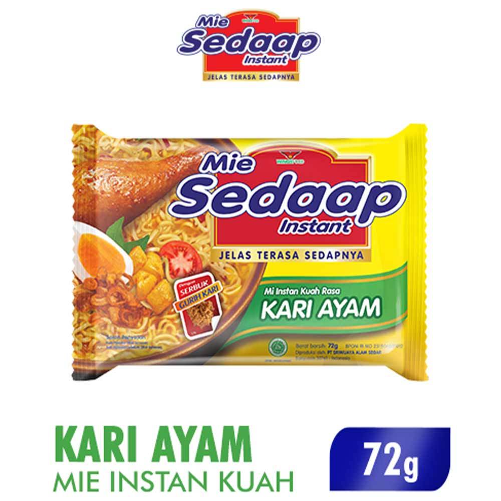 

Sedaap Mie Instant Kari Ayam 72G