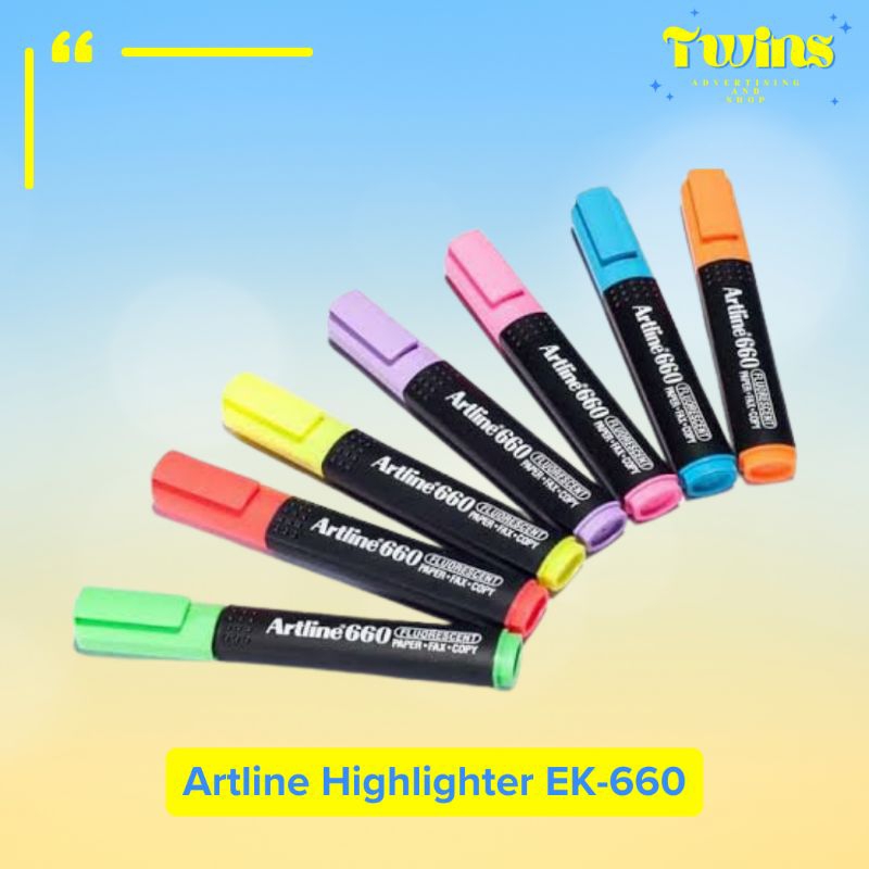 

⭐️TWINS⭐️ HIGHLIGHTER PEN ARTLINE EK660 | STABILO ARTLINE EK660