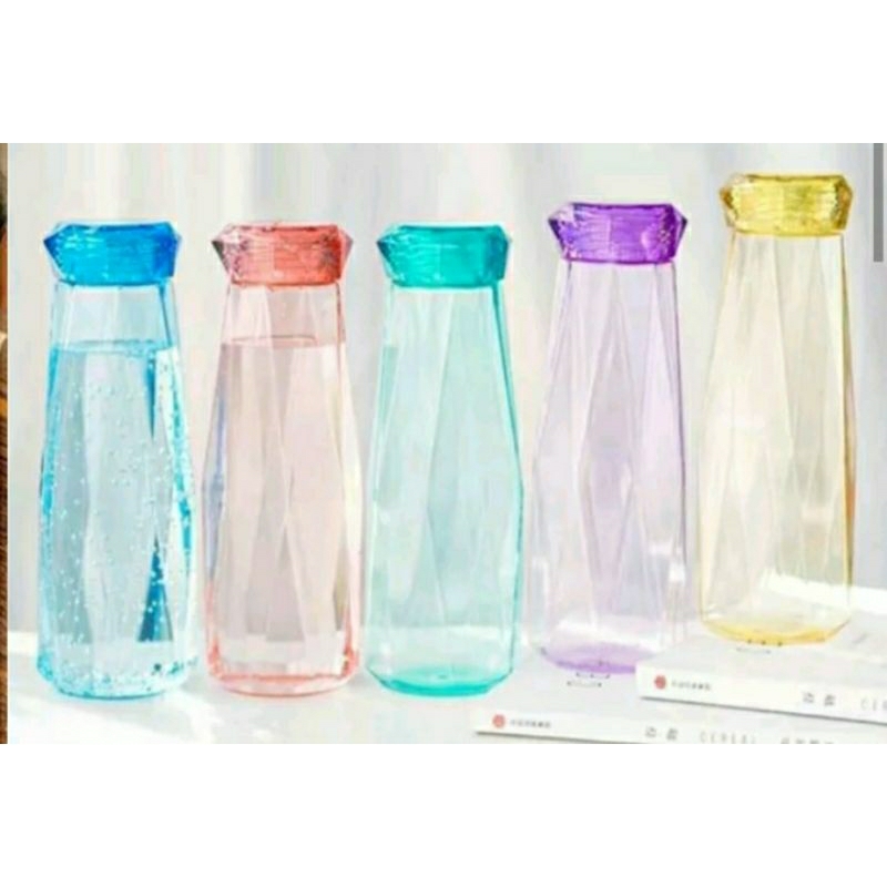 Botol kaca diamond kristal