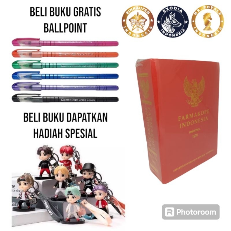 [ORIGINAL PROMO] Farmakope Indonesia Edisi Ketiga Tahun 1979 Hard Cover Farmakope 3 Bahasa Indonesia