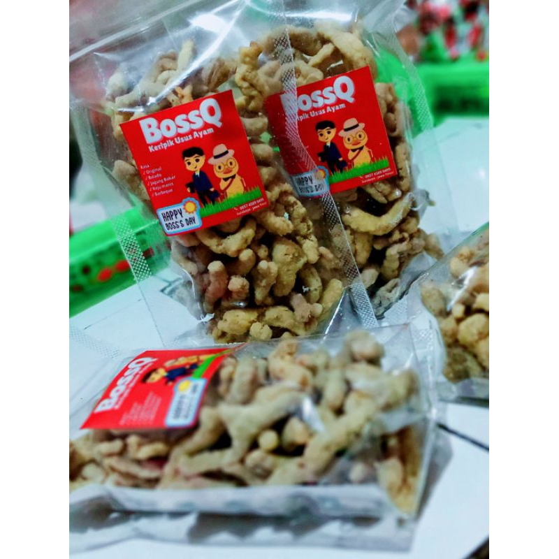 

KERIPIK USUS AYAM "BOSSQ" RENYAH DAN GURIH (125 GRAM, 250 GRAM & 500 GRAM)