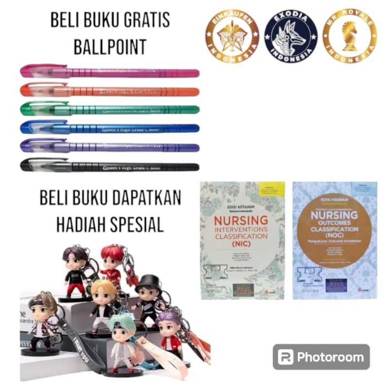 PROMO TERBATAS - Sepaket Isi 2 Buku NIC NOC Edisi Terbaru Best Seller Paket NIC & NOC Keperawatan Ba