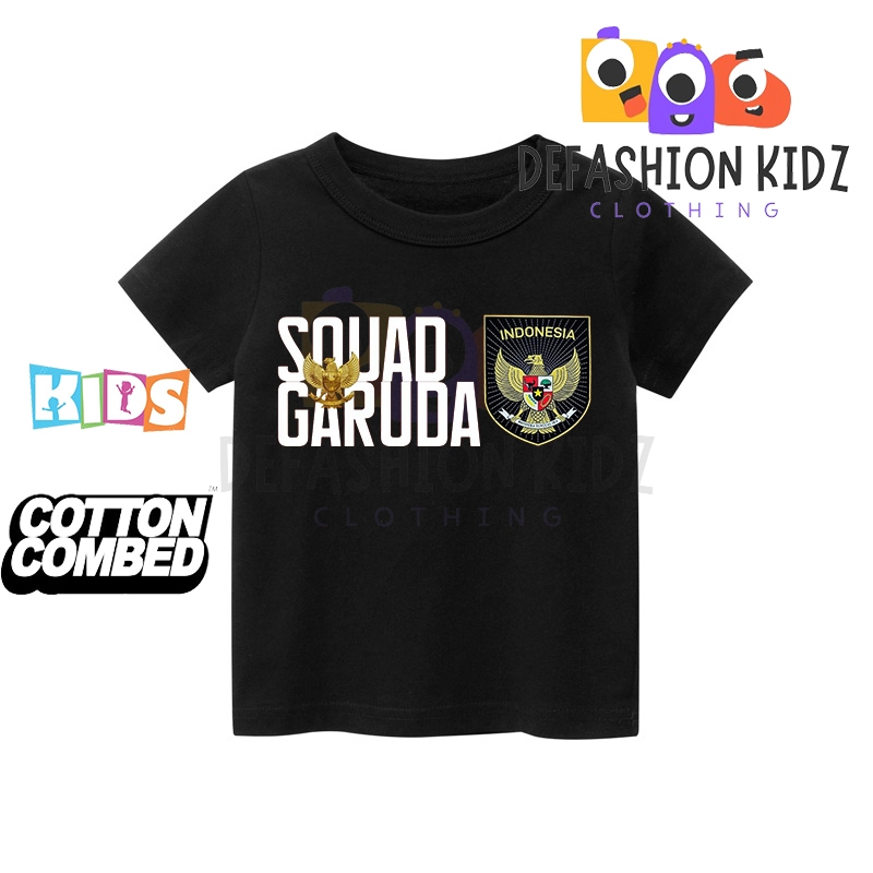 Baju TIMNAS INDONESIA SQUAD INDONESIA BOLA INDONESIA Kaos Anak Distro Unisex anak laki-laki anak per