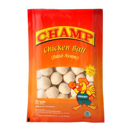 

CHAMP CHICKEN BALL 500 GR • BAKSO AYAM