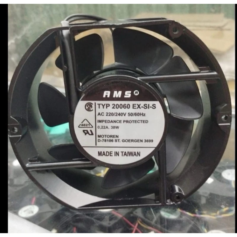Fan AMS 220V 38W TYP 20060 EX-SI-S 17cm