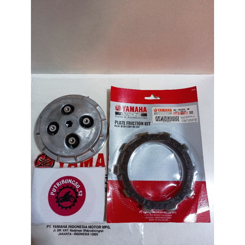 Paket Lengkap kampas kopling+Rumah kopling yamaha byson orii