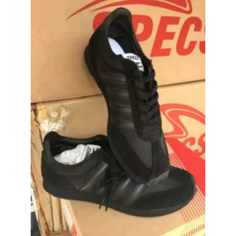 SEPATU SEKOLAH SPECS 104 100%ORIGINAL BLACK