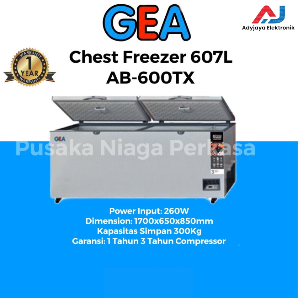 Chest Freezer GEA AB-600TX (607 Liter)
