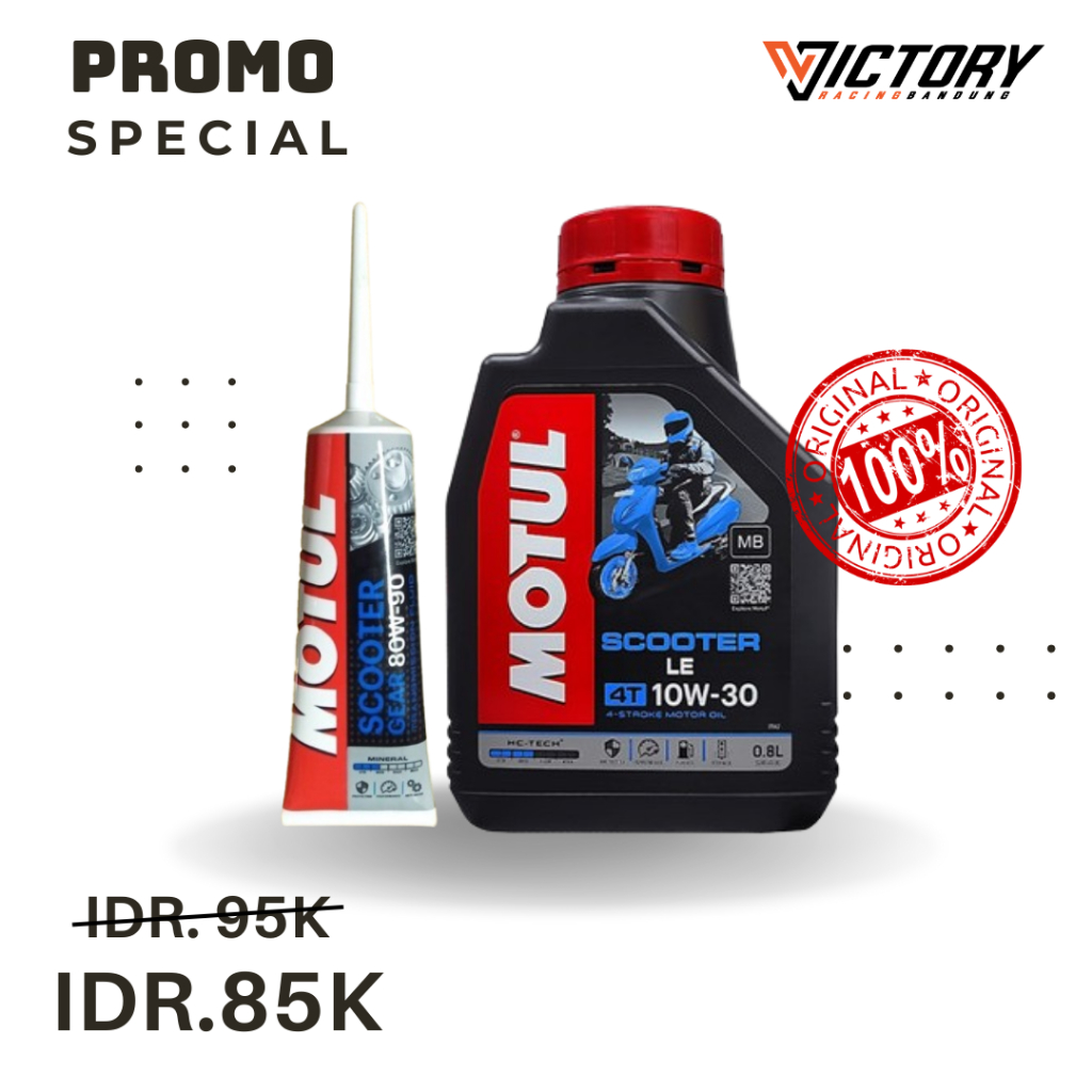 Oli Mesin motor matic Motul Scooter LE 800ml Original