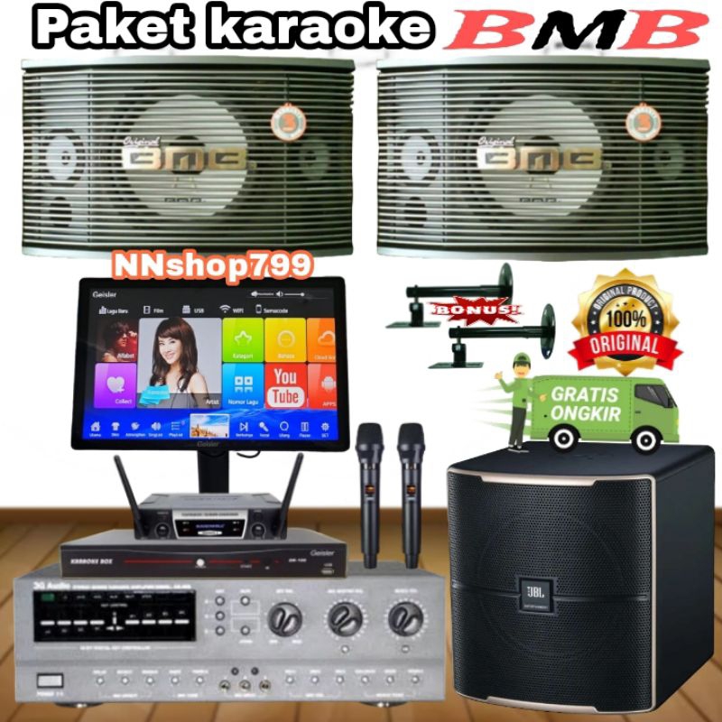 Paket Karaoke BMB 10inchi+Amplifier 3G Audio/Profesional Sound System Karaoke Original 1