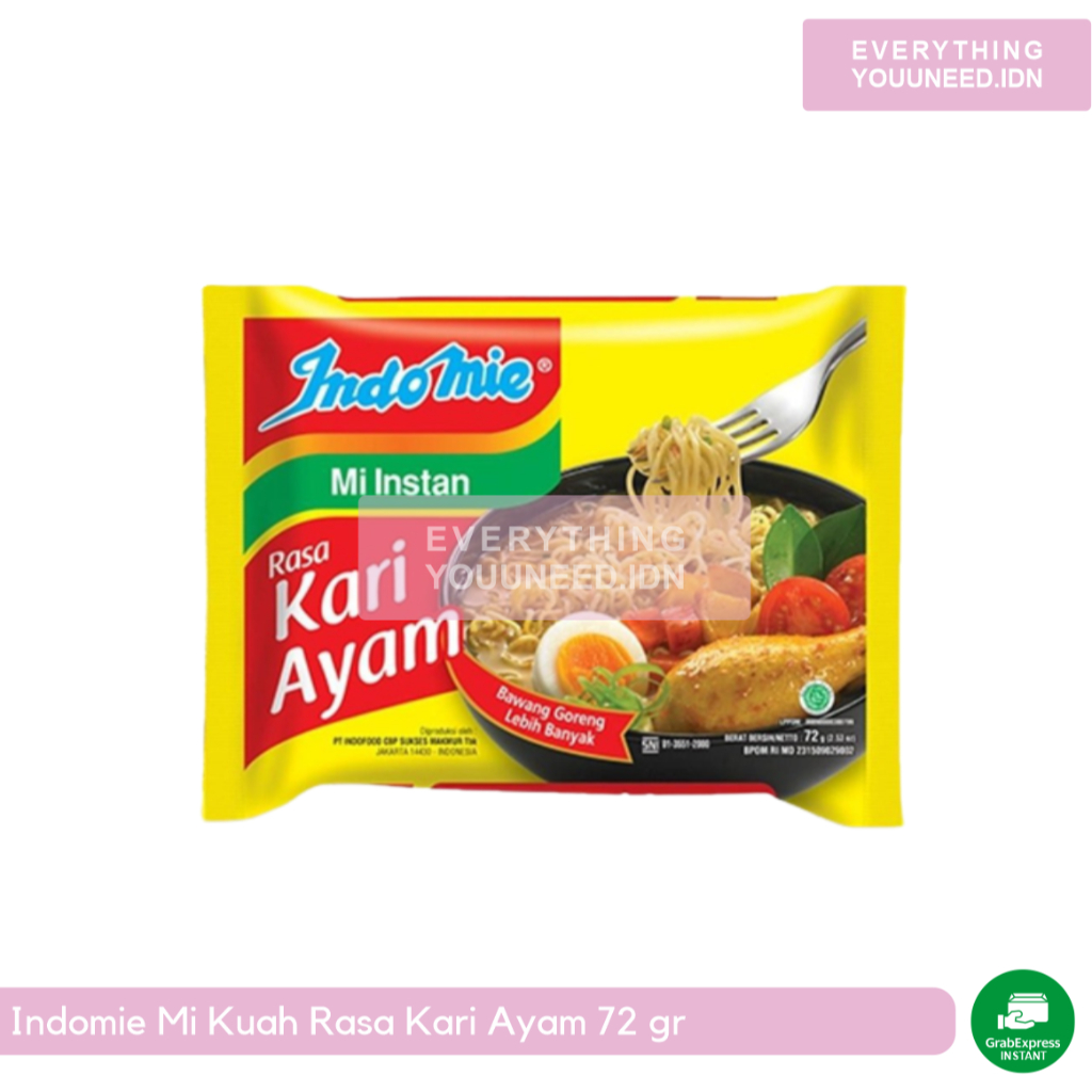 

Indomie Kuah Rasa Kari Ayam