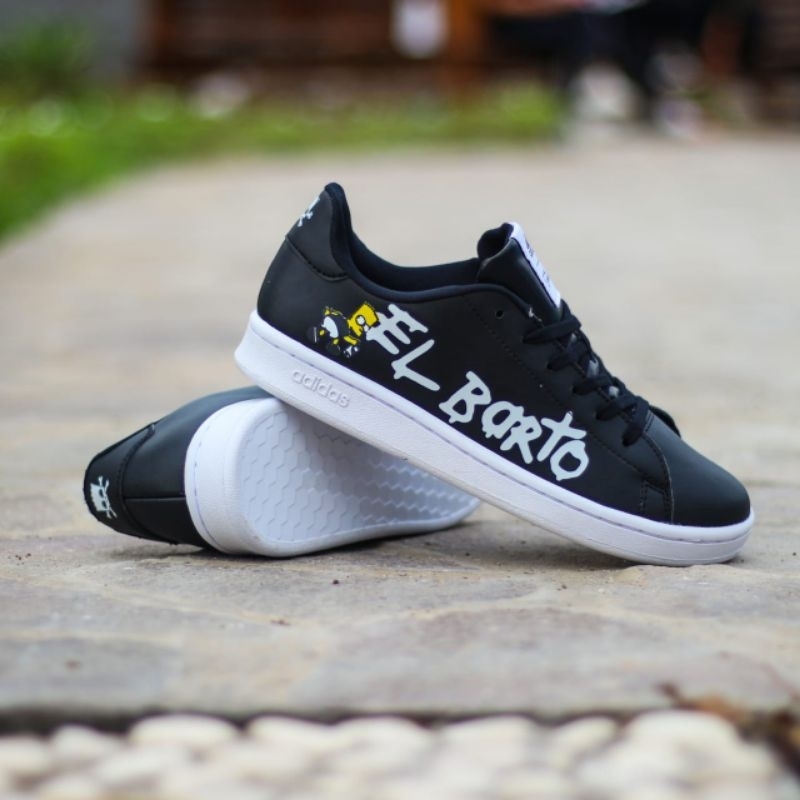 sepatu Adidas grand court X el borto black