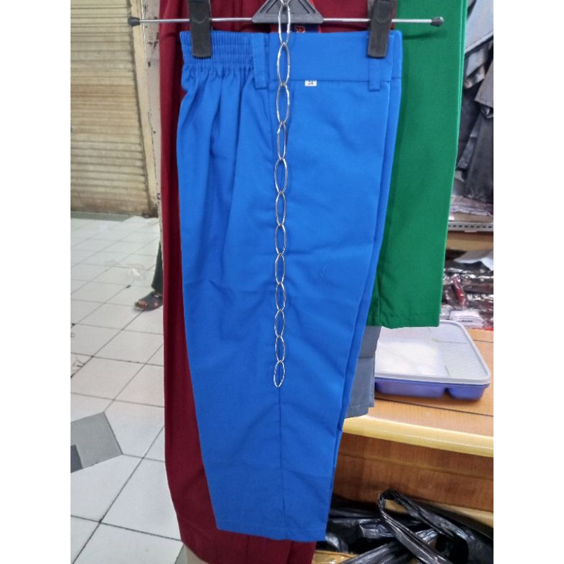 celana panjang karet Biru Benhur