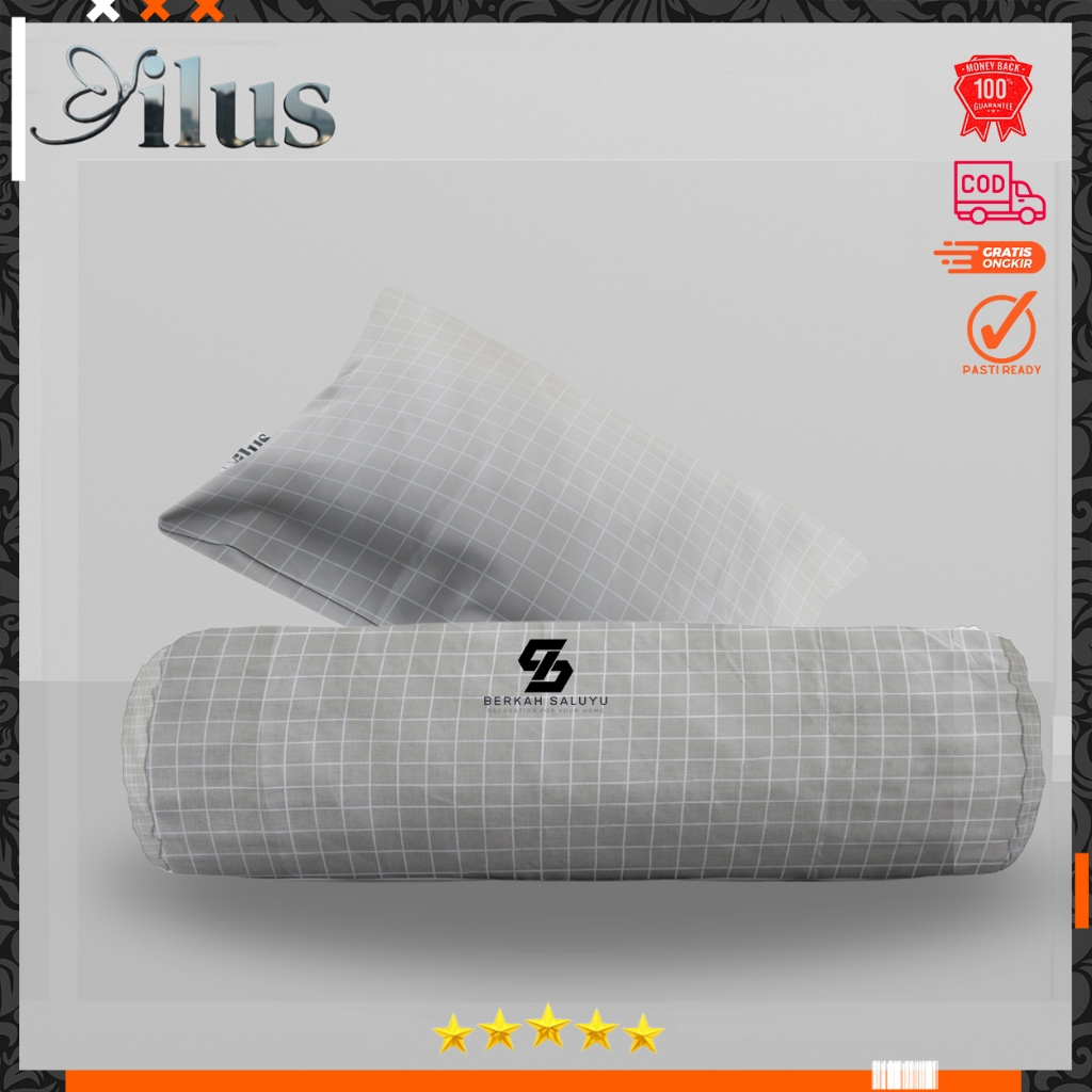 BerkahSaluyu - Termurah Set Bantal & Guling Minimalis/Paket Bantal Guling