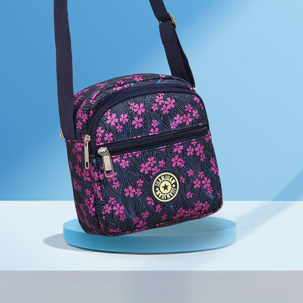 Tas Selempang Mini Wanita Korean Style Modis Fashion Bunga-bunga Sling Bag YS 7898