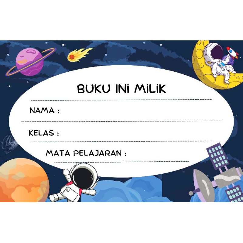 

Label Buku Pelajaran