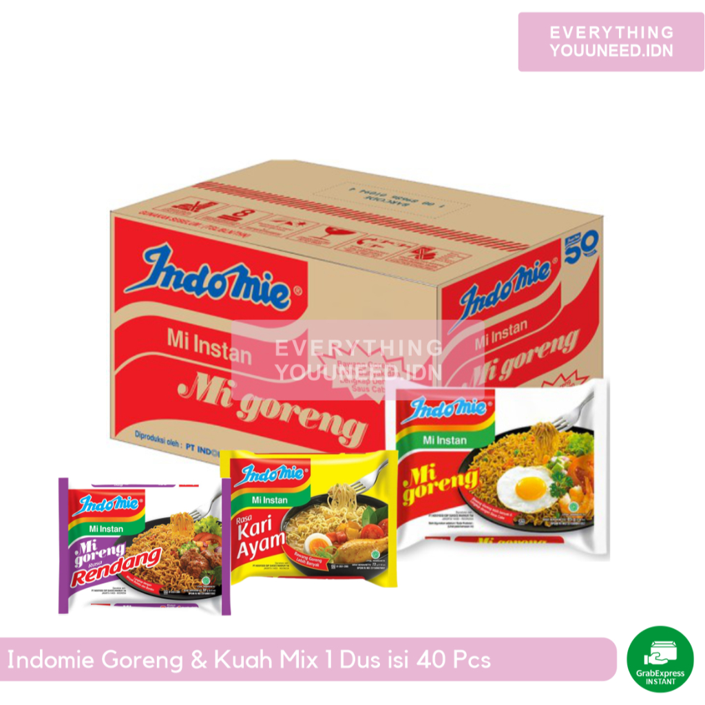 

Indomie Kuah / Goreng Mix 3 Varian