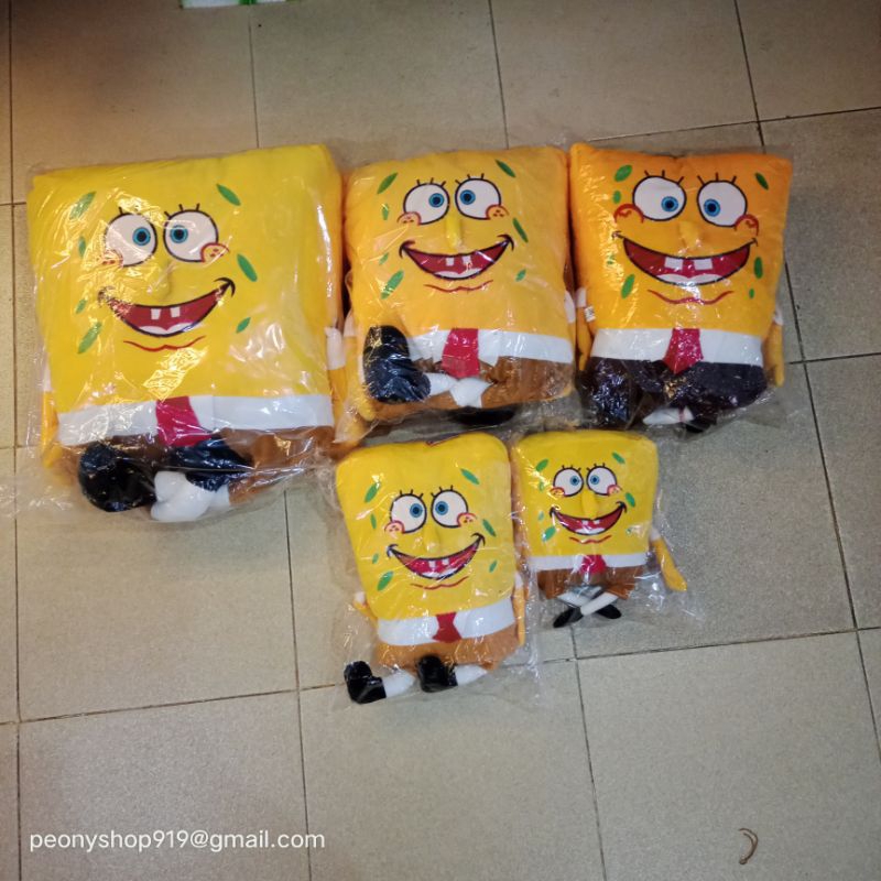 bantal boneka SpongeBob SquarePants M L XL JB / boneka spongbob sponsbob /