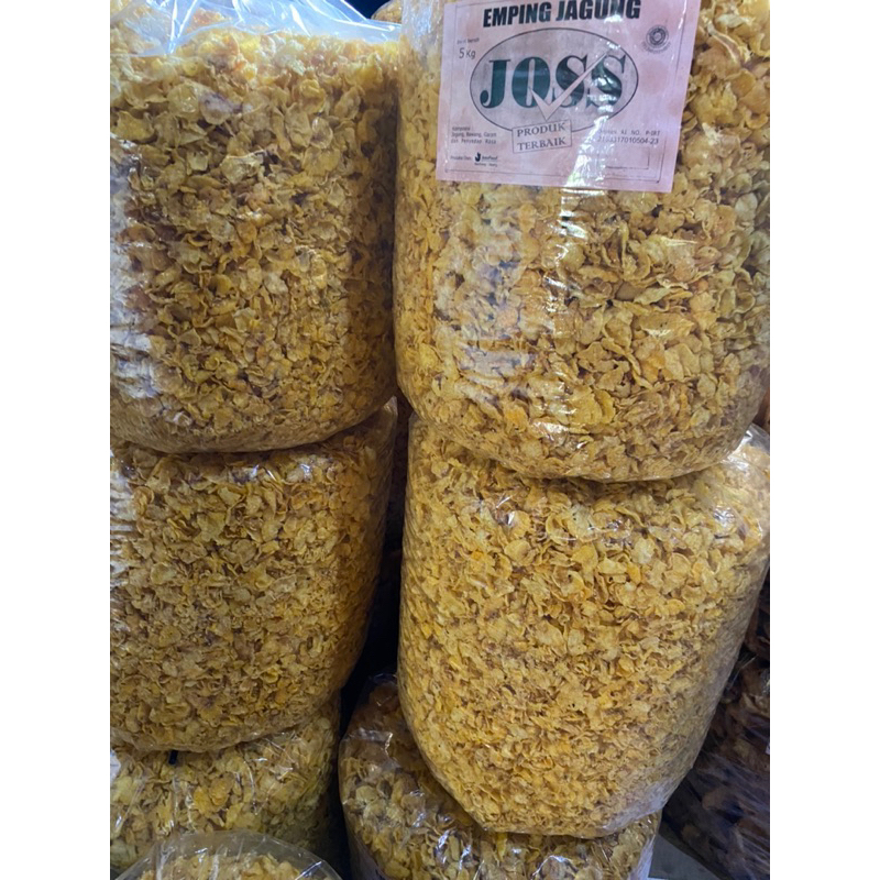 

Emping Jagung Kemasan 1kg Gurih Renyah Enak