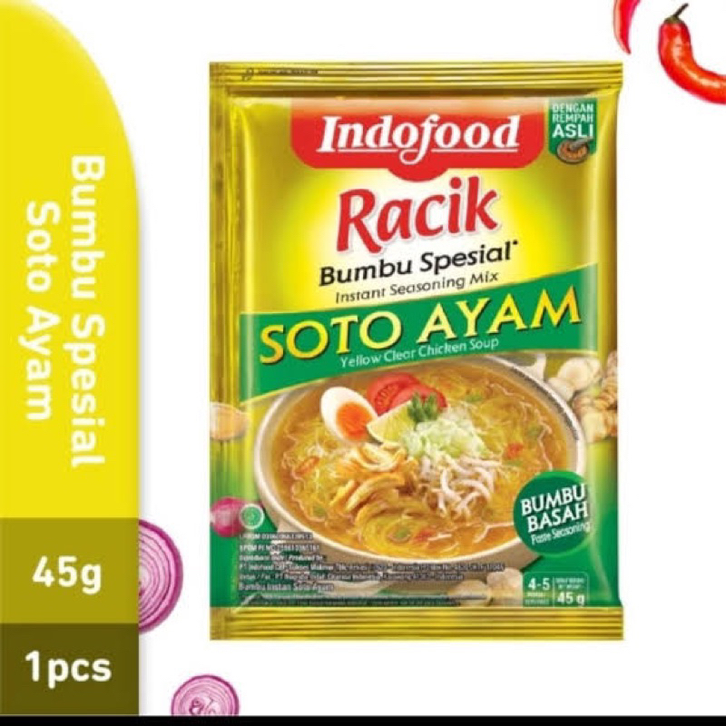 

INDOFOOD Bumbu Spesial Racik Soto Ayam 45 gr