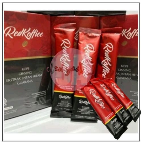 

kopi red koffiee 1 box isi 10 sachet